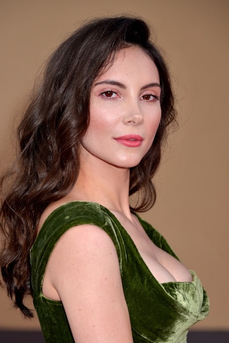 Samantha Robinson posing for the camera at the 'Once Upon A Time In Hollywood' premiere in Hollywood, California on July 22, 2019