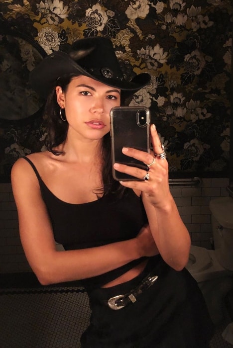 Sea Shimooka as seen while taking a mirror selfie in Nashville, Davidson County, Tennessee, United States in June 2019