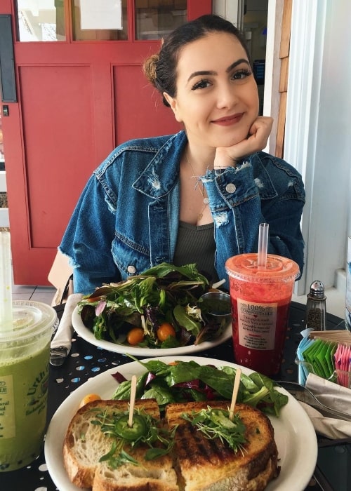 Serene Hesri as seen in a picture that was taken at Urth Caff&eacute;, Laguna Beach, California in March 2017