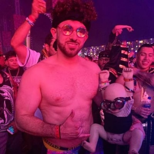 Shane Devero as seen in a picture taken during a party in the past