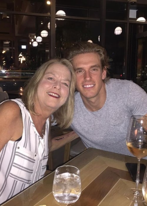 Shayne Jansen as seen in a selfie with his mother Karen Jansen that was taken in February 2022, in Chicago, Illinois