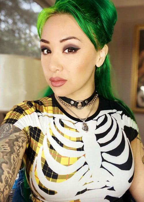 Shotzi Blackheart in a selfie in March 2020