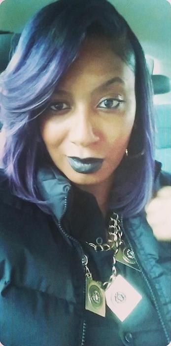 Singer and Dancer Erica Pullins in a selfie in 2015