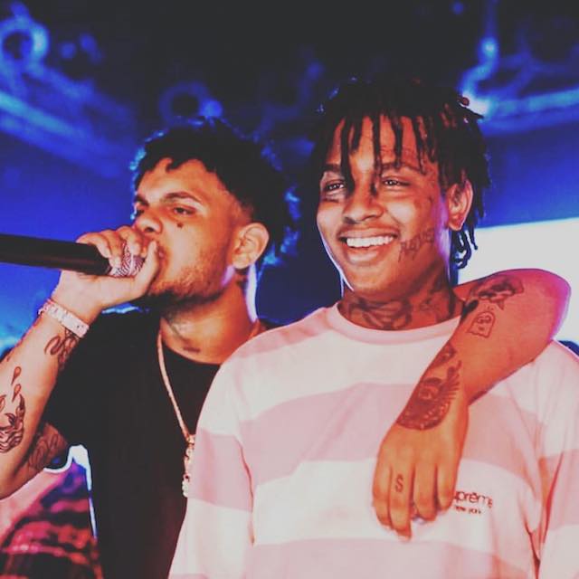 Ski Mask the Slump God with Smokepurpp singing in February 2018