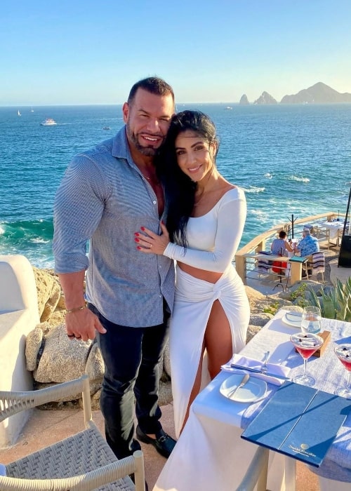 Steve Kuclo and Michelle Sylvia, as seen in April 2022