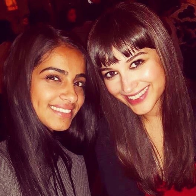 Sujaya Dasgupta (Right) smiling in a picture alongside Mandip Gill in 2016