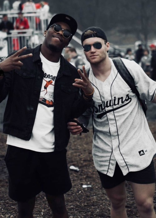 Tate Martell (Right) and Jeff Okudah as seen in June 2019