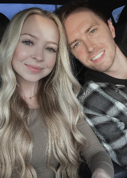 Tay Dudley as seen in a selfie with his wife Kay that was taken in January 2023, in Allen, Texas