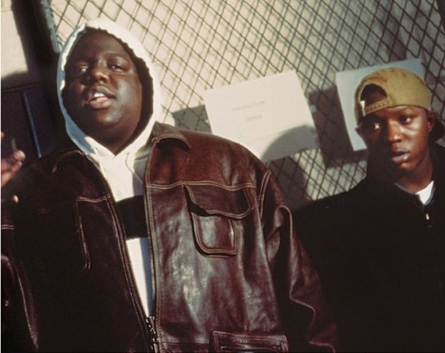 The Notorious B.I.G (Left) with Lil Cease