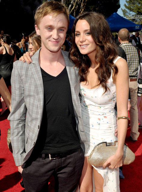 Tom Felton and Jade Olivia